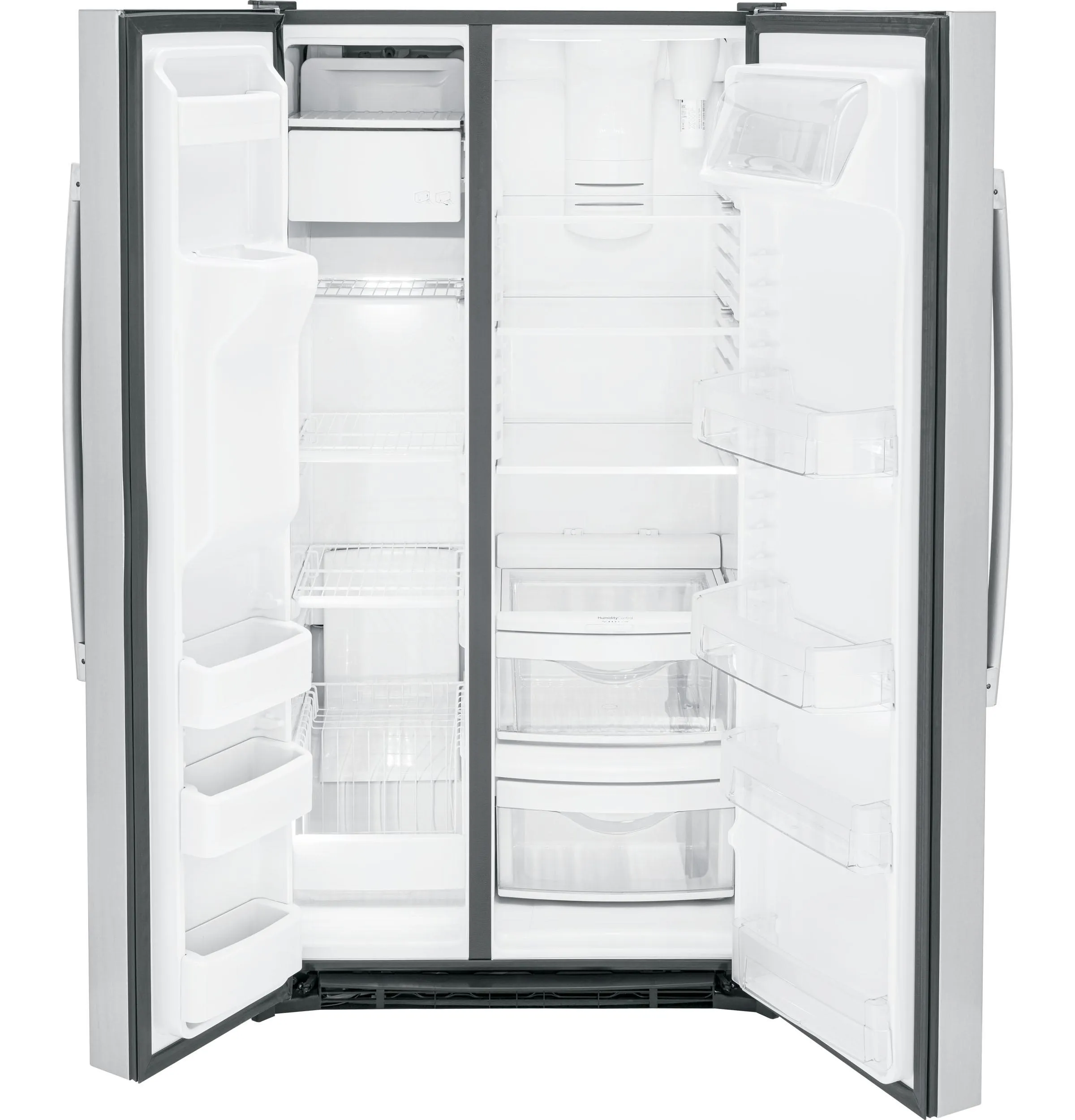 GSS25GYPFS GE® 25.3 Cu. Ft. Side-By-Side Refrigerator