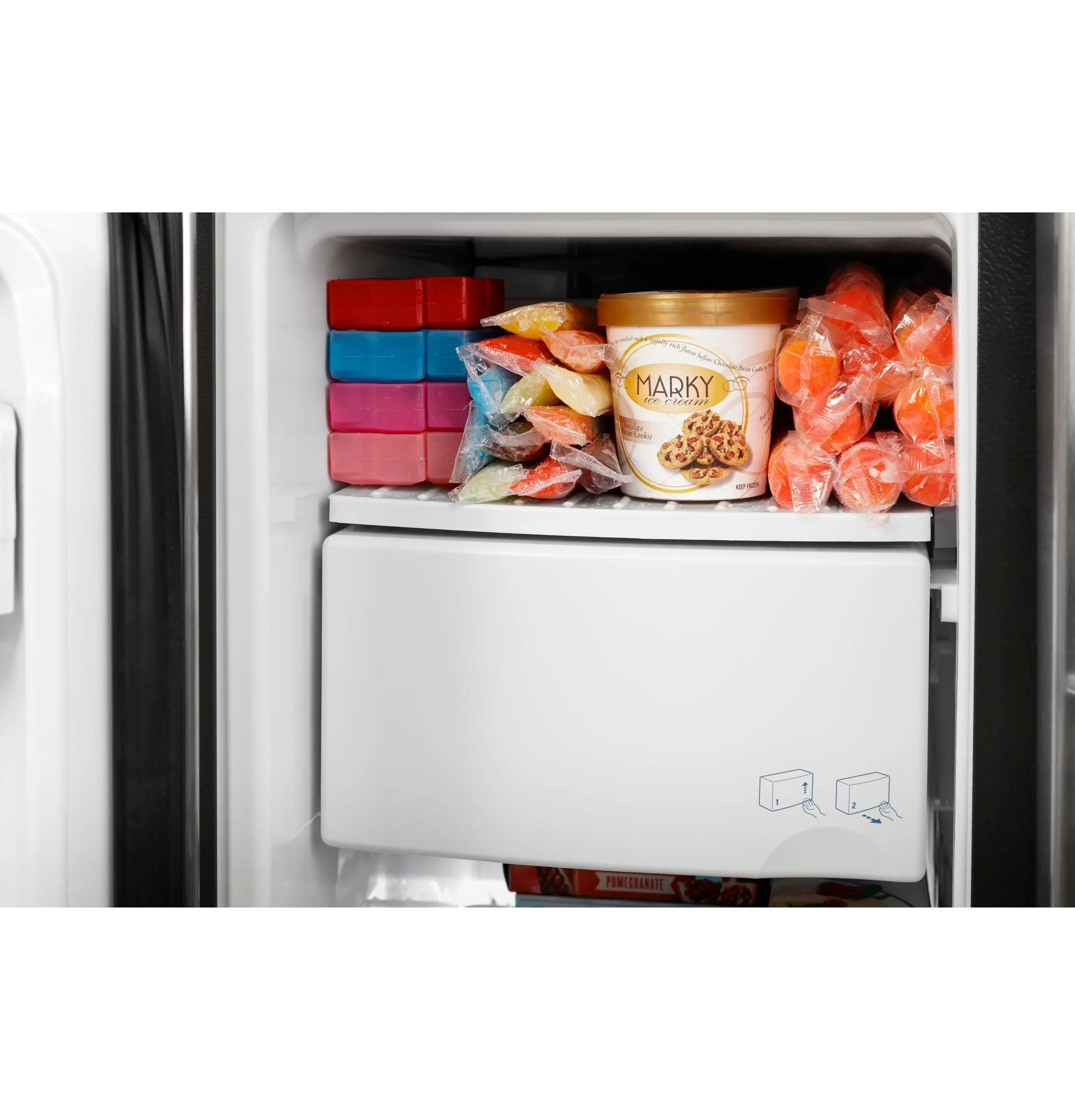 GSS25GYPFS GE® 25.3 Cu. Ft. Side-By-Side Refrigerator