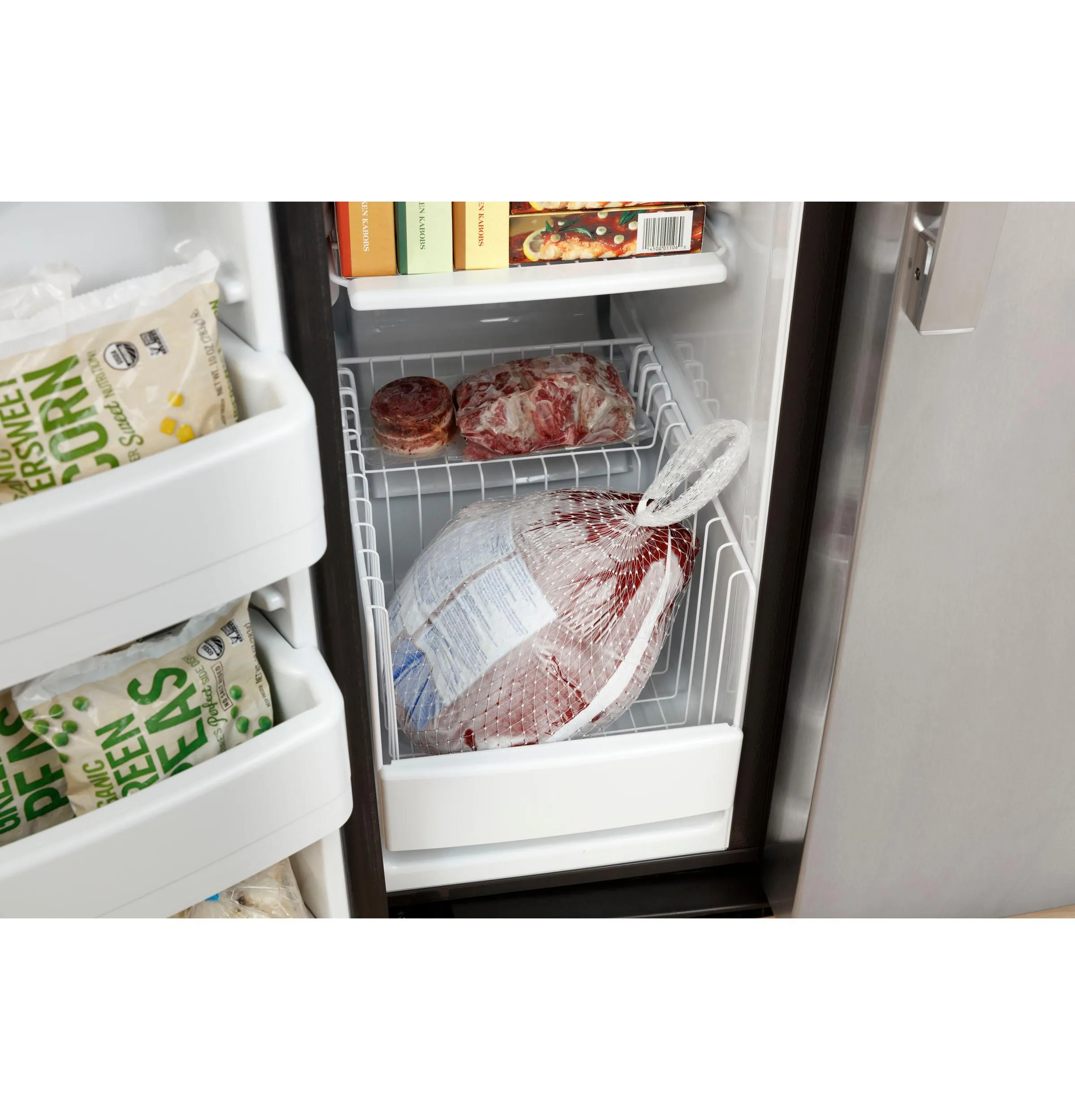 GSS25GYPFS GE® 25.3 Cu. Ft. Side-By-Side Refrigerator