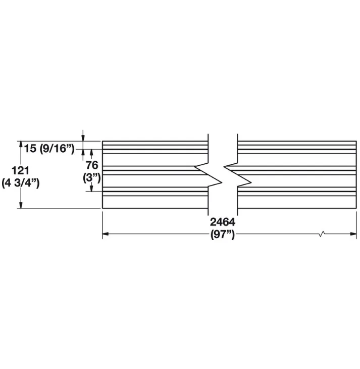 Hafele Wall Track, Omni Track®