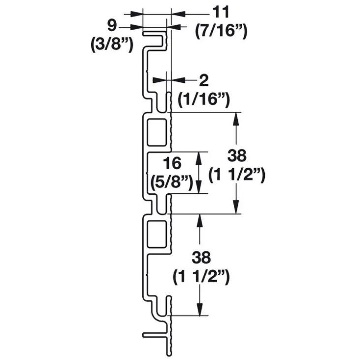 Hafele Wall Track, Omni Track®