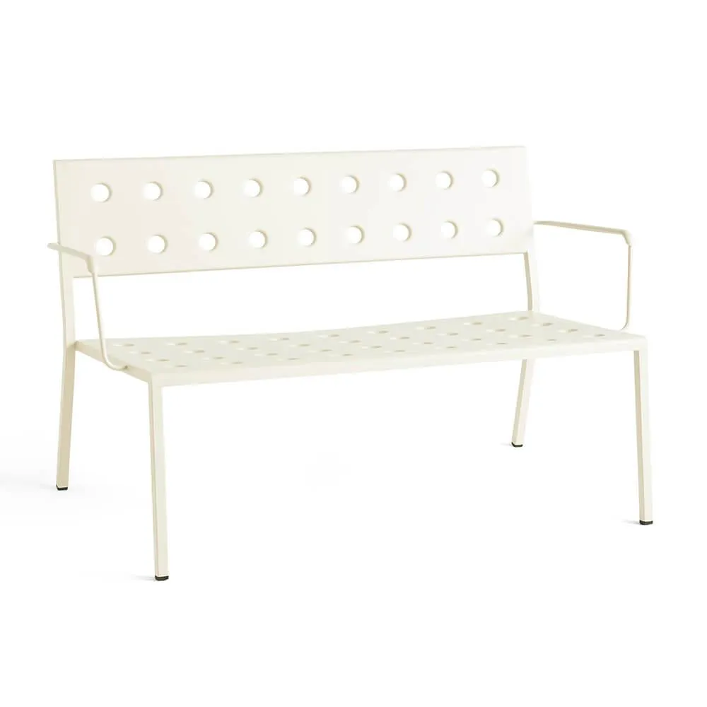 HAY Balcony Garden Furniture Lounge Bench with Arms