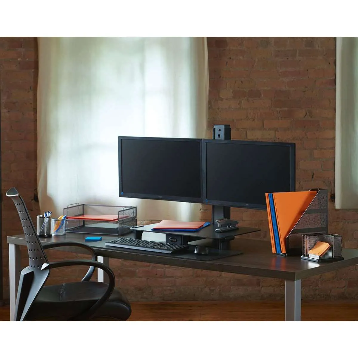 HealthPostures Taskmate Slide Dual 6380 Desk Converter