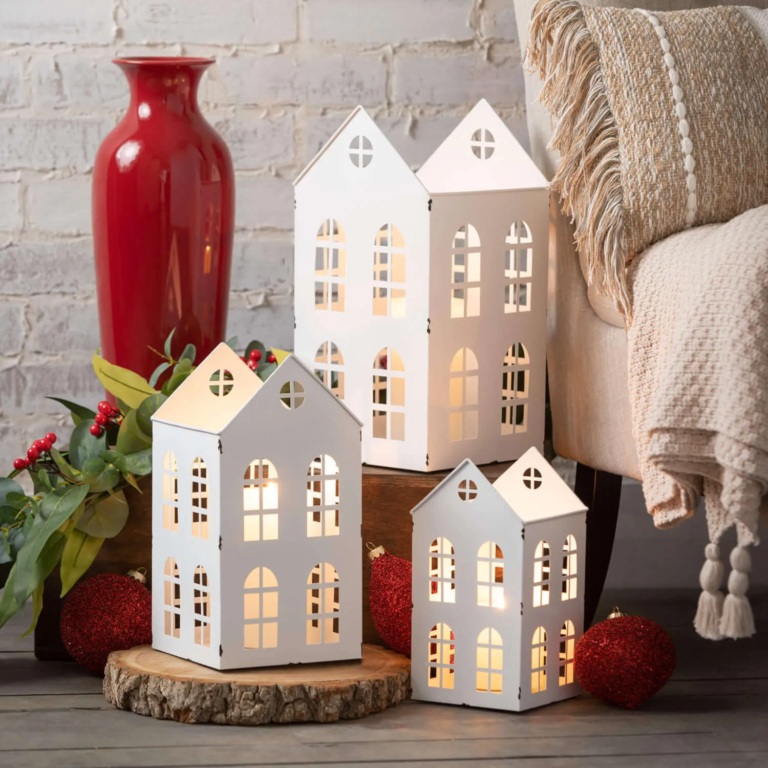 House-Shaped Tealight Holders
