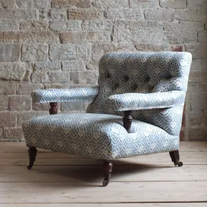 Howard and son's open arm chair c1880