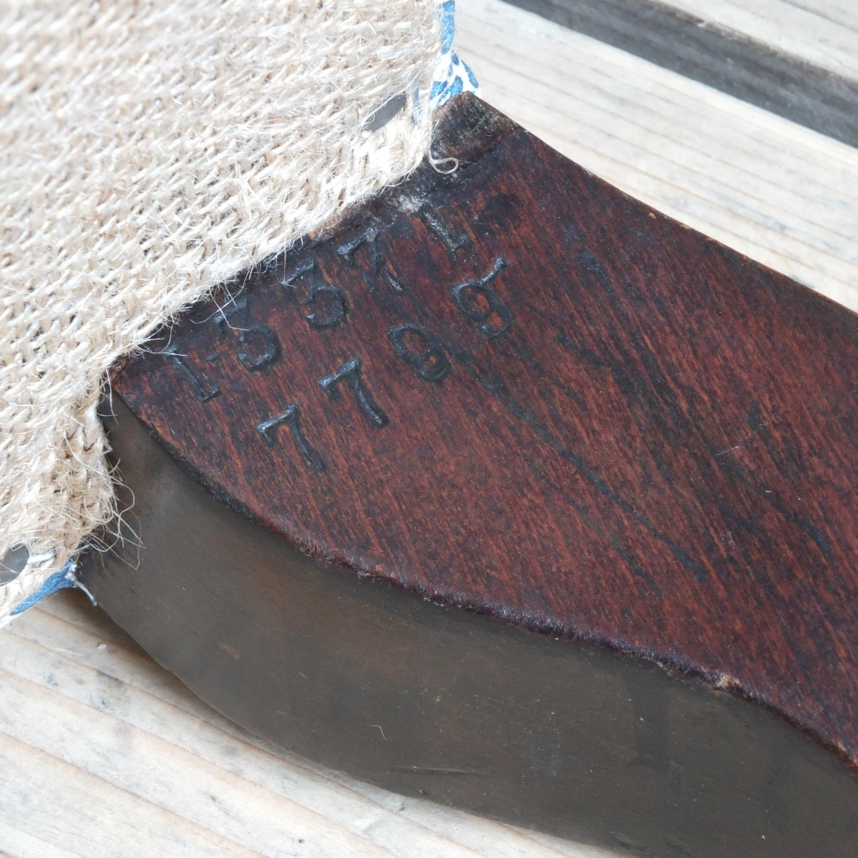 Howard and son's open arm chair c1880