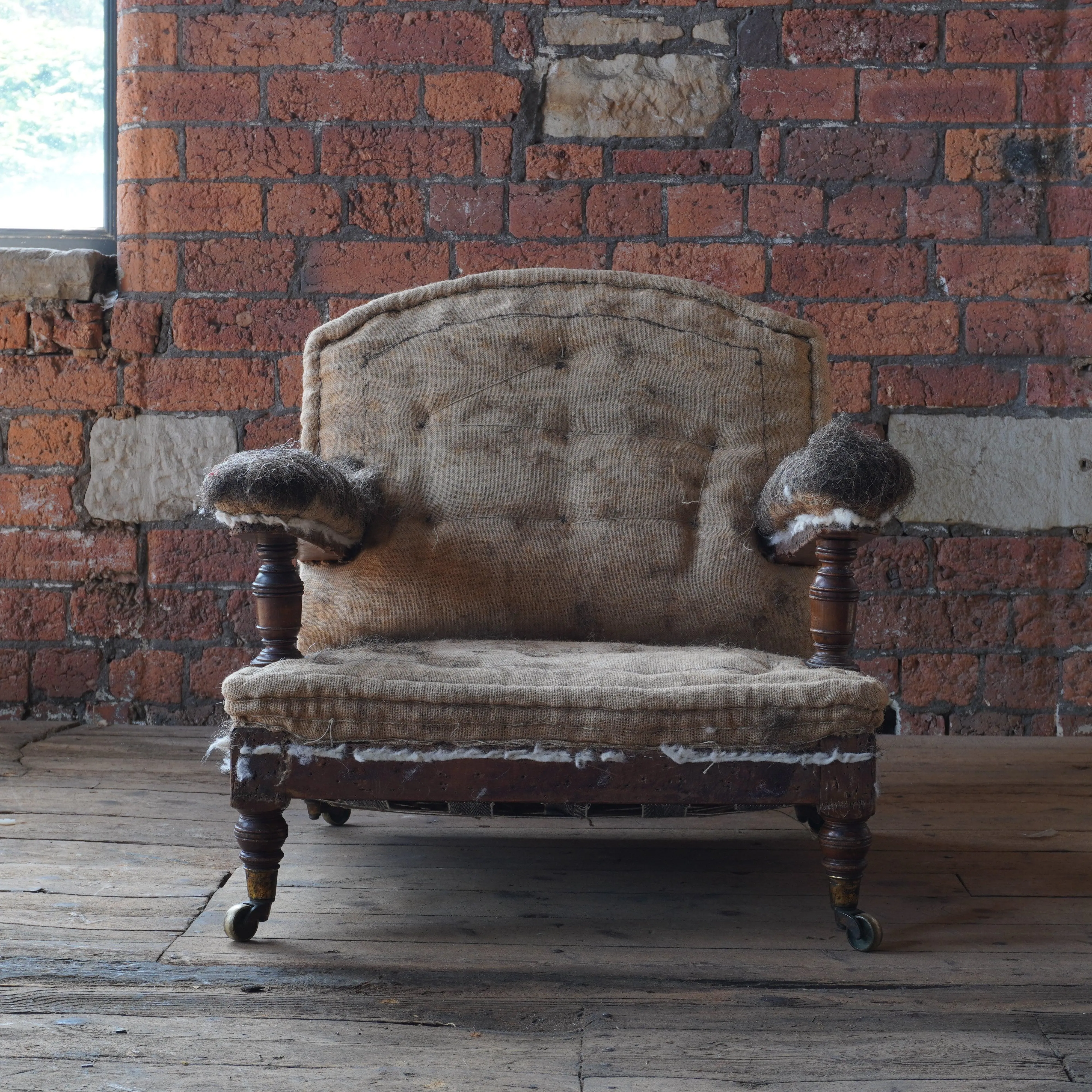 Howard and Sons Open Armchair
