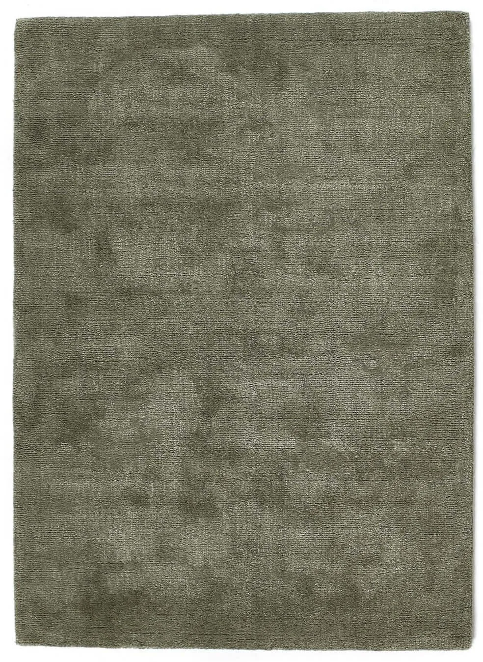 Hush Solid Olive Luxury Rug