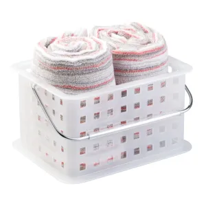iDesign Spa Small Basket in Clear Frost