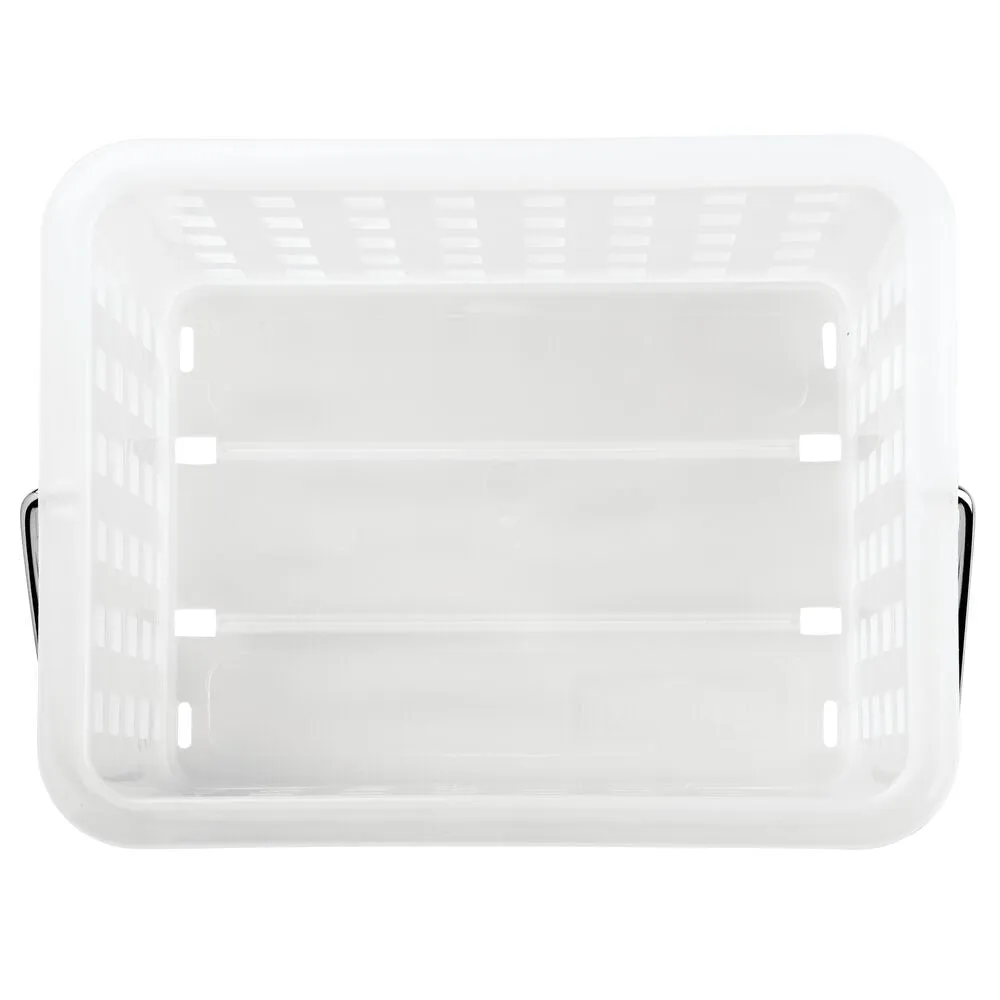 iDesign Spa Small Basket in Clear Frost