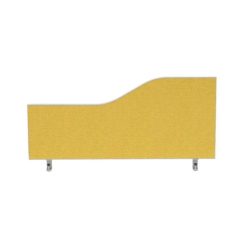 Impulse Plus 450mm High Wave Screen - MDF Material, 28mm Thick, Multiple Widths (600-1800mm), 3-Year Guarantee, Self-Assembly