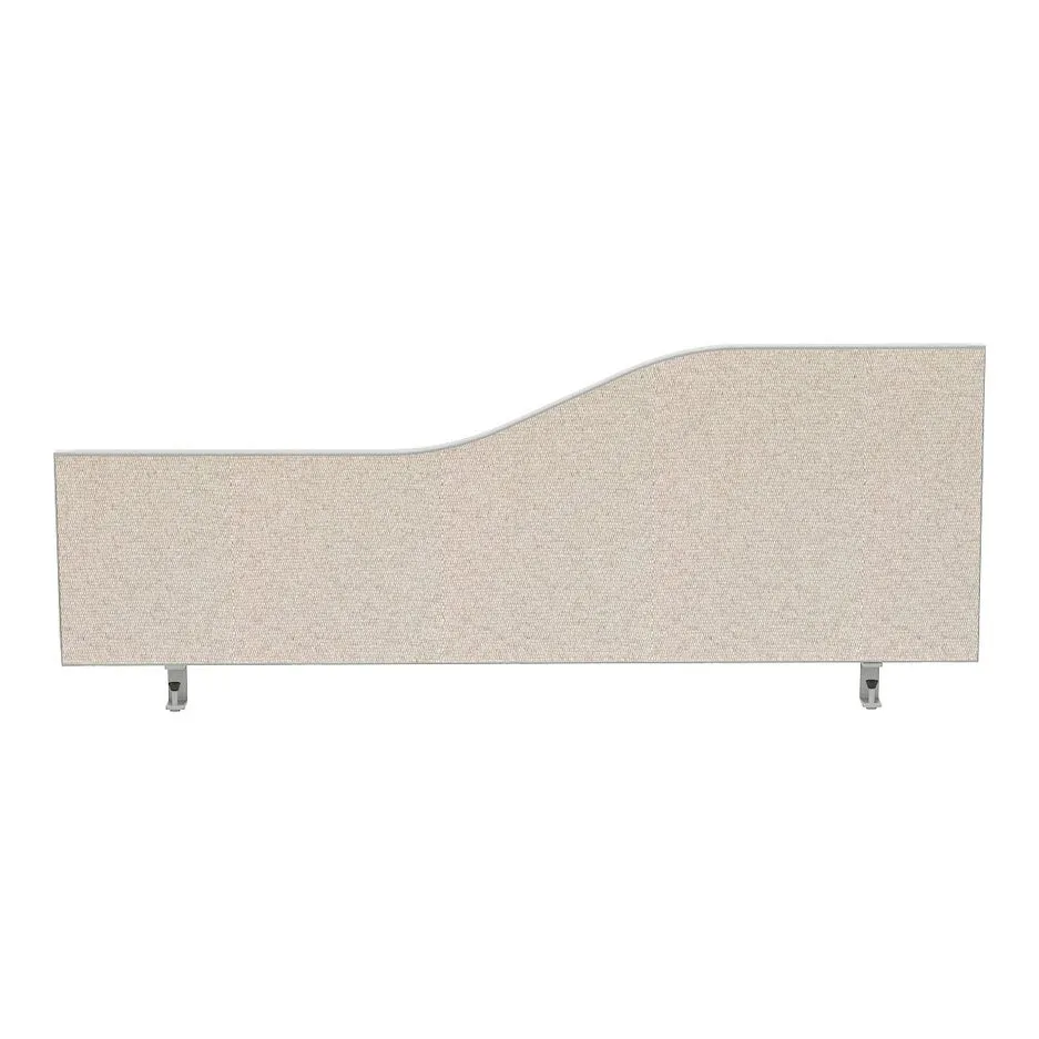 Impulse Plus 450mm High Wave Screen - MDF Material, 28mm Thick, Multiple Widths (600-1800mm), 3-Year Guarantee, Self-Assembly