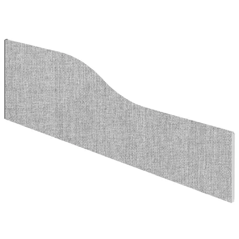 Impulse Plus 450mm High Wave Screen - MDF Material, 28mm Thick, Multiple Widths (600-1800mm), 3-Year Guarantee, Self-Assembly