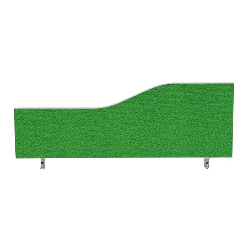 Impulse Plus 450mm High Wave Screen - MDF Material, 28mm Thick, Multiple Widths (600-1800mm), 3-Year Guarantee, Self-Assembly