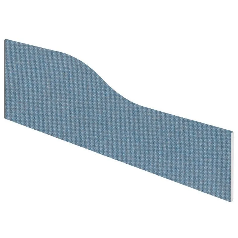 Impulse Plus 450mm High Wave Screen - MDF Material, 28mm Thick, Multiple Widths (600-1800mm), 3-Year Guarantee, Self-Assembly