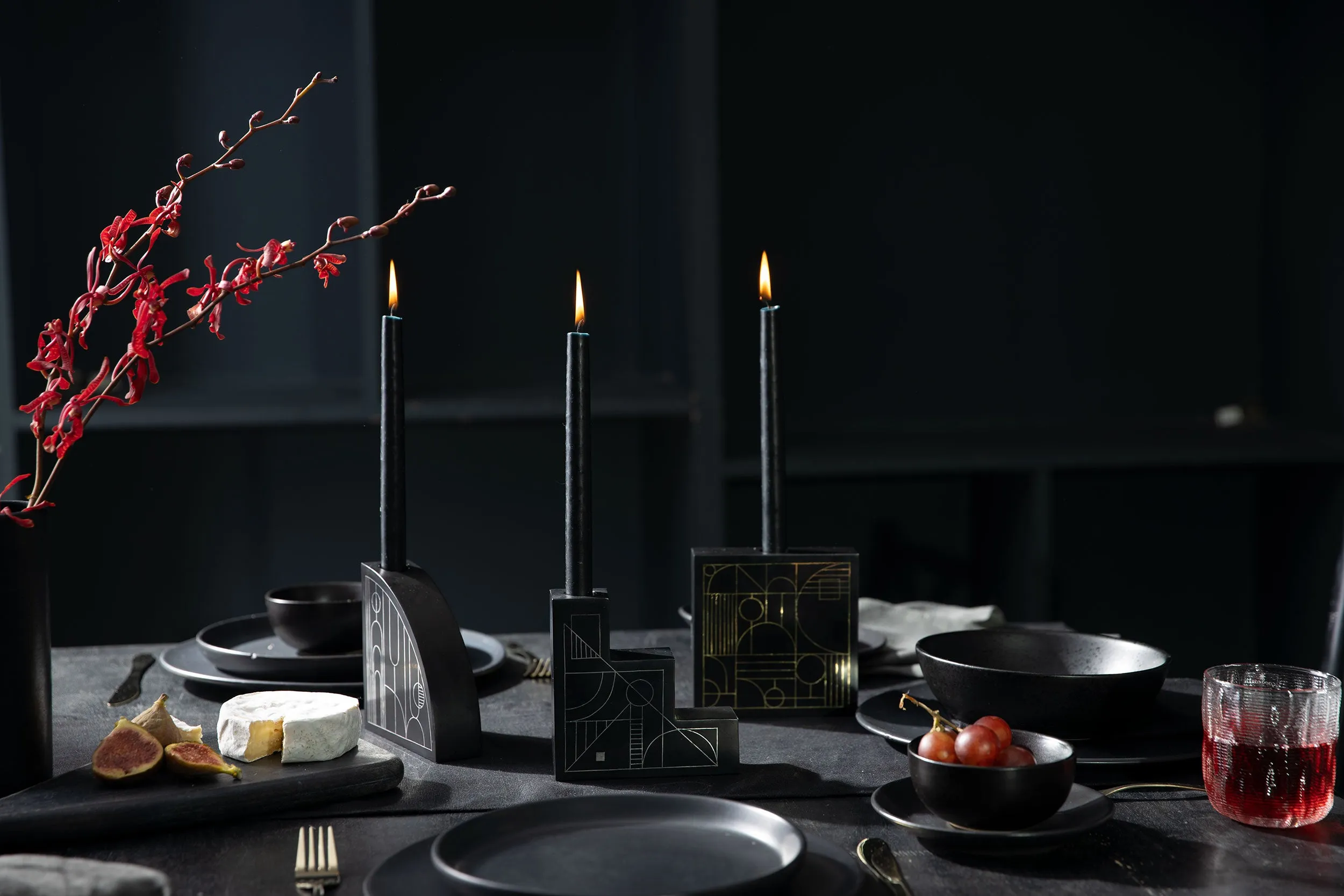INGRID SMALL SQUARE CANDLEHOLDER