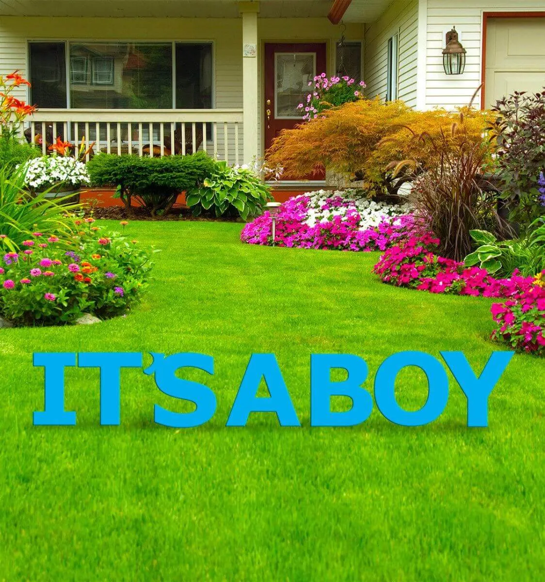 IT'S A BOY Blue Yard Sign