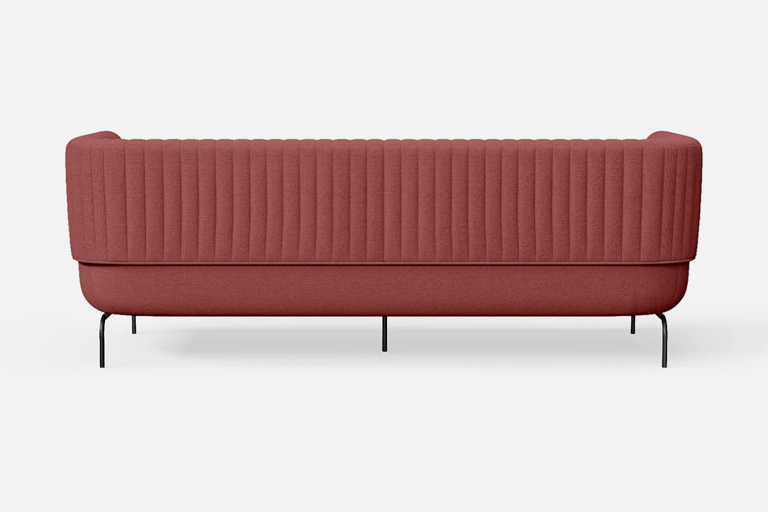 Jackson 3 Seater Sofa Rose Pink Linen Fabric