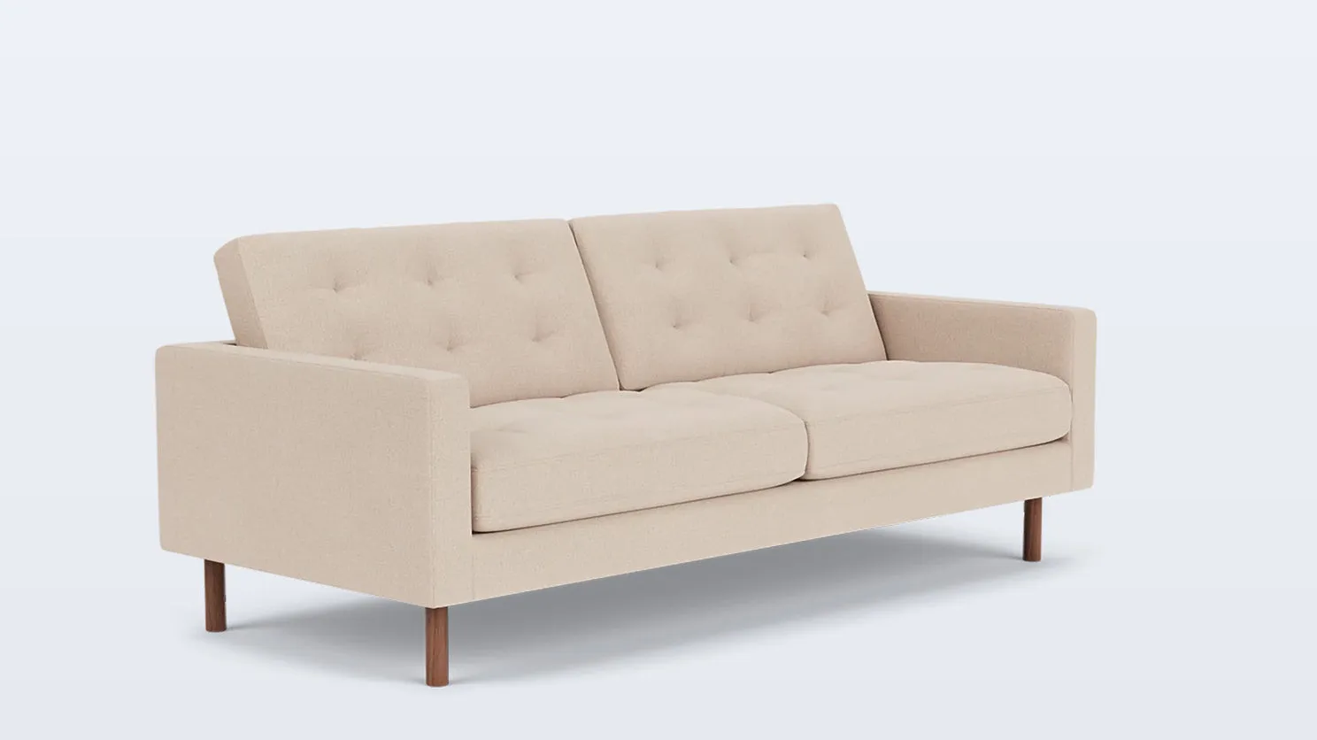 joan 83" sofa (tufted) - fabric