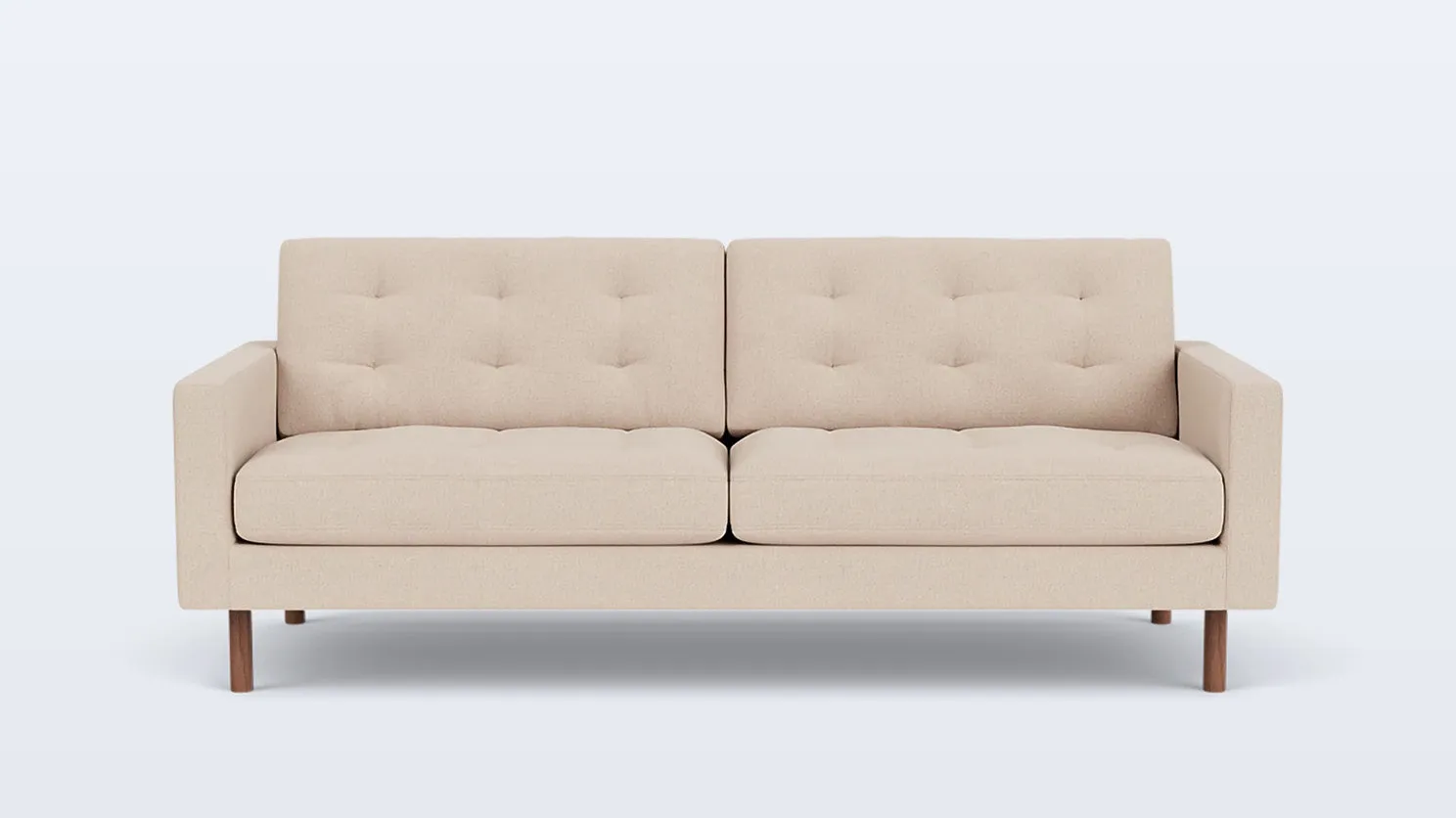 joan 83" sofa (tufted) - fabric