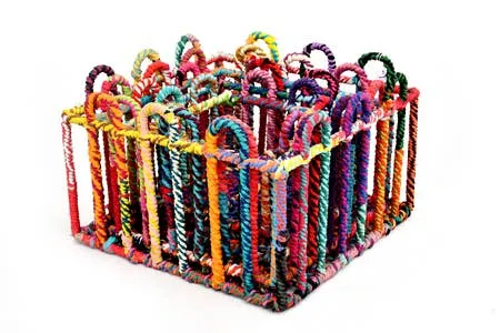 Jute Square Arched Baskets