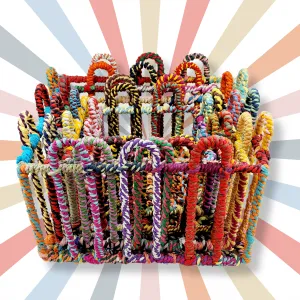 Jute Square Arched Baskets