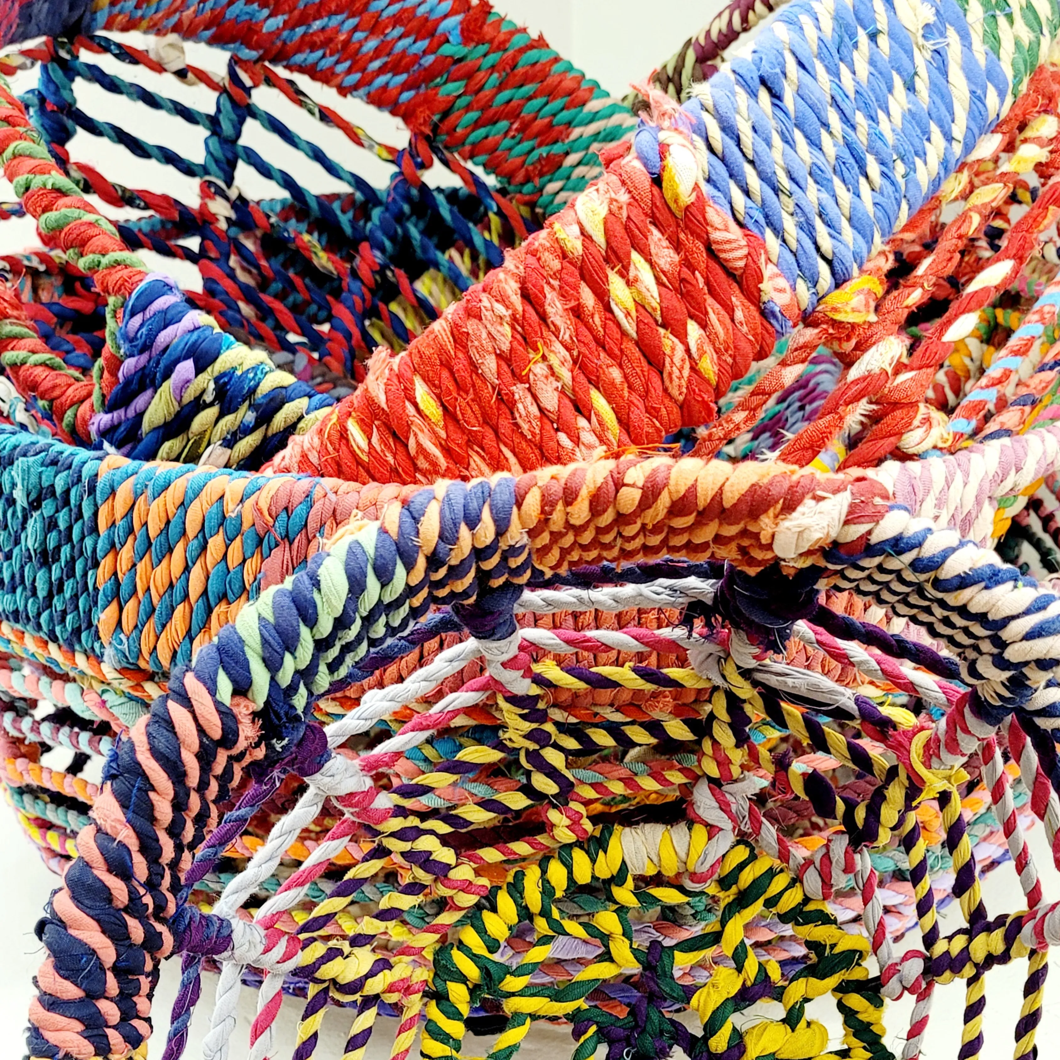 Jute Woven Baskets Round