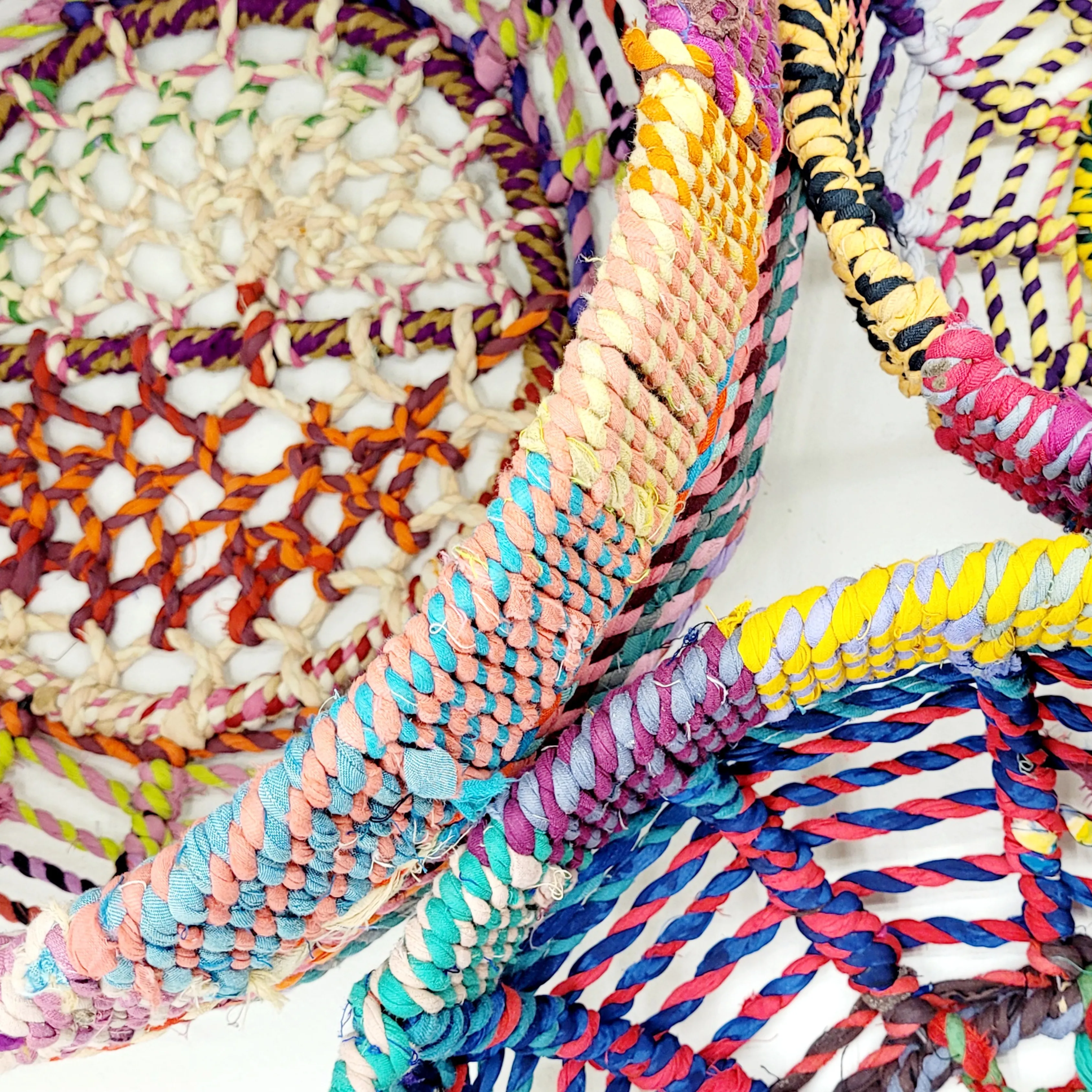 Jute Woven Baskets Round