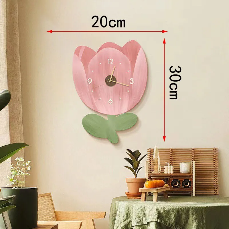 Kawaii Flower Wall Clock