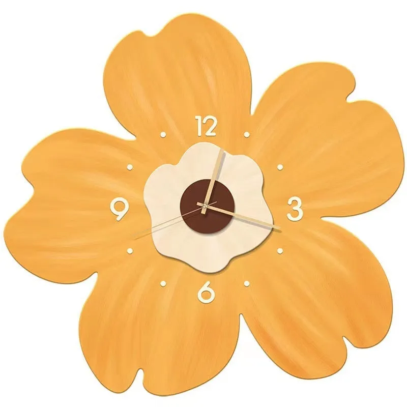 Kawaii Flower Wall Clock