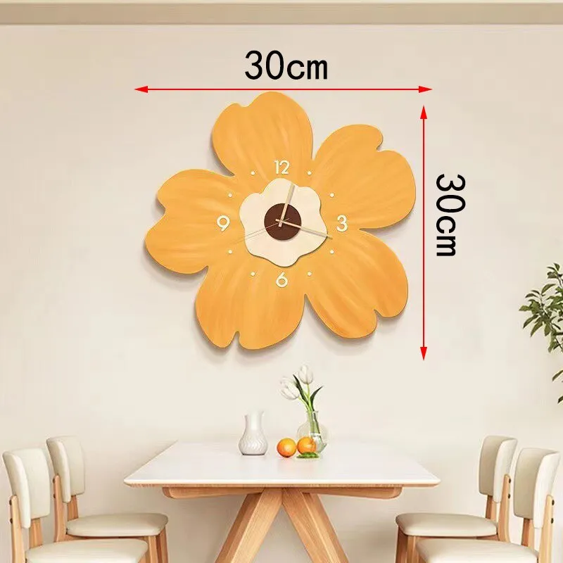 Kawaii Flower Wall Clock