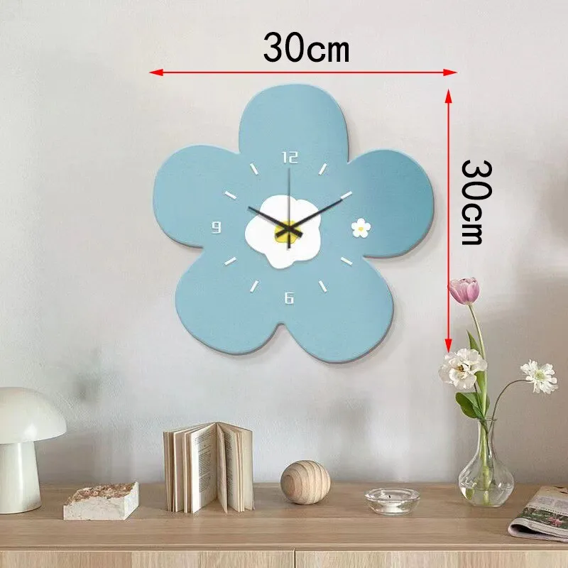 Kawaii Flower Wall Clock