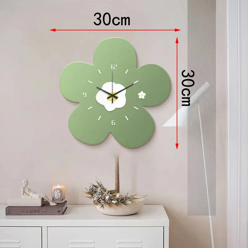 Kawaii Flower Wall Clock