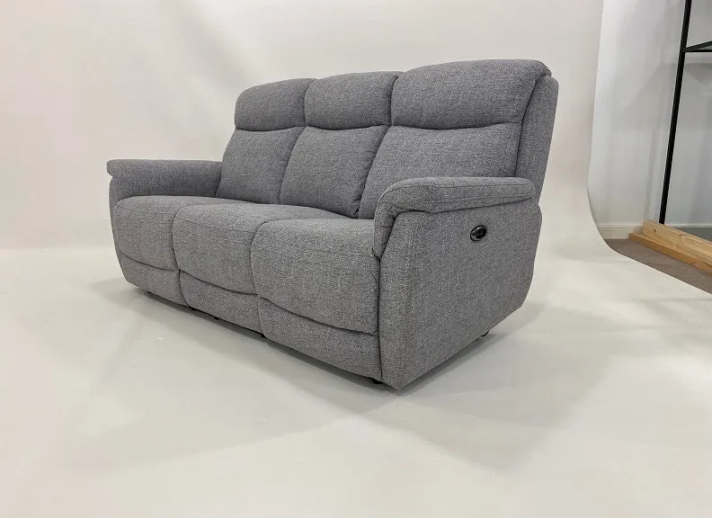Kent Powered Fabric Three Seat Sofa