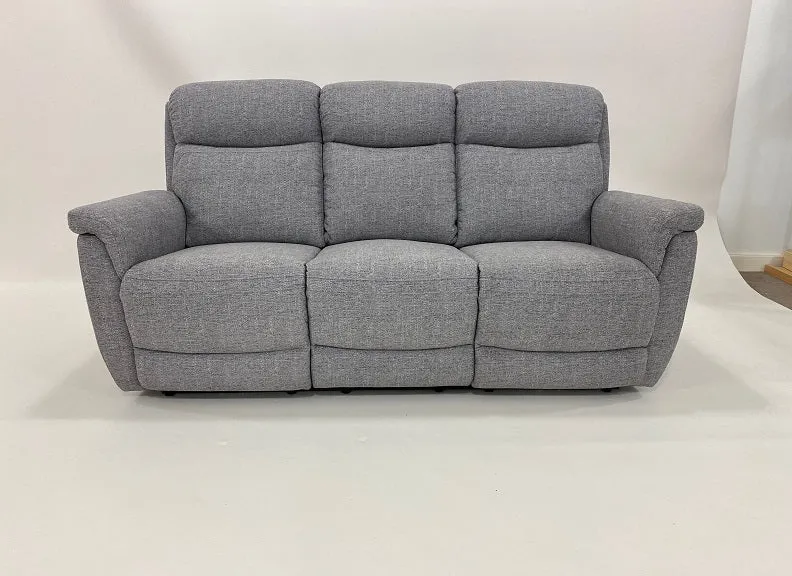 Kent Powered Fabric Three Seat Sofa