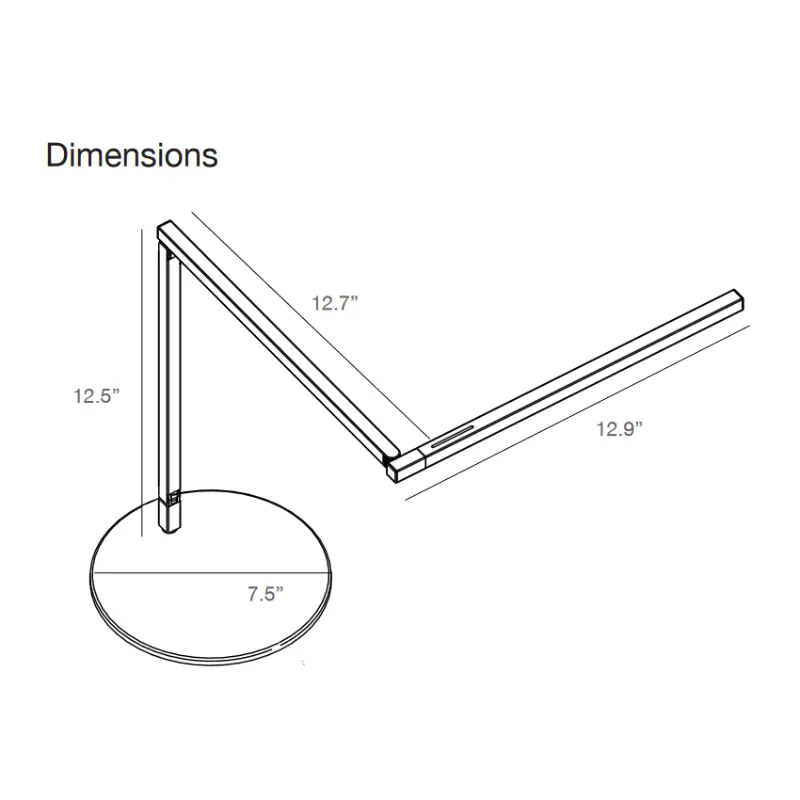 Koncept ZBD3100 Z-Bar Mini Gen 4 LED Desk Lamp