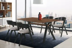 Laredo and Jackie 5 Piece Rectangular Dining Set