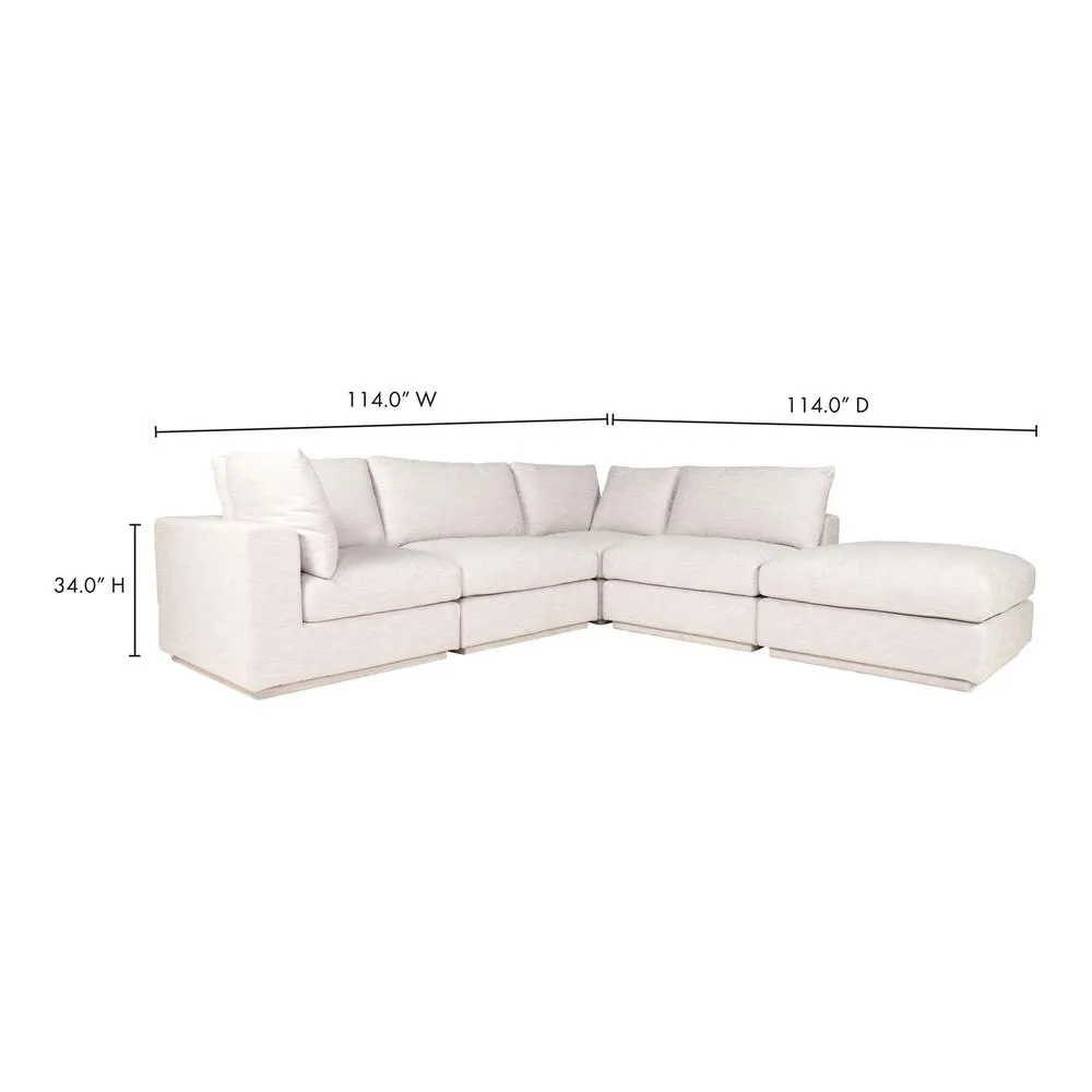 Large Italian Upholstery Modern Dream Modular Sectional Sofa