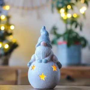 LED Light Up Ceramic Gonk Decoration