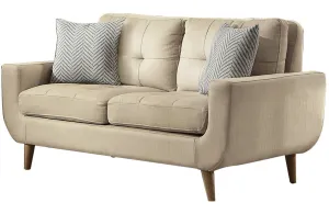 Lewis Beige Love Seat