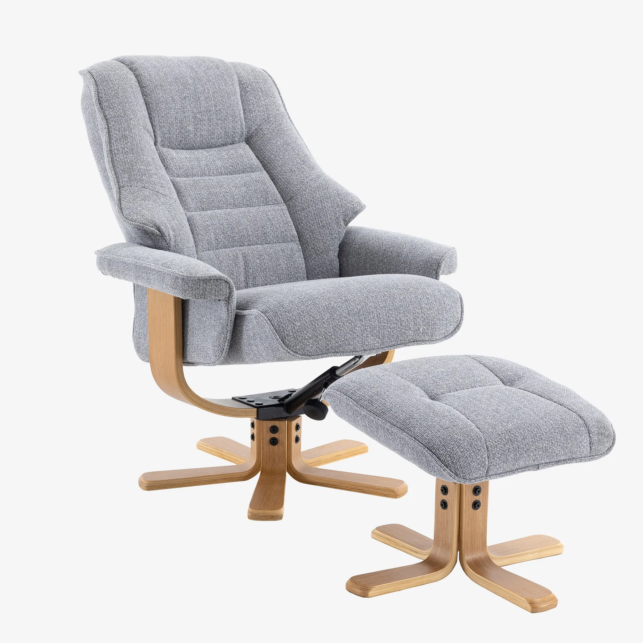 Leyton Swivel Recliner Chacha Dove