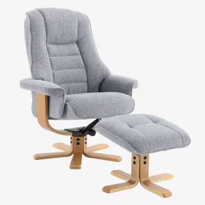 Leyton Swivel Recliner Chacha Dove