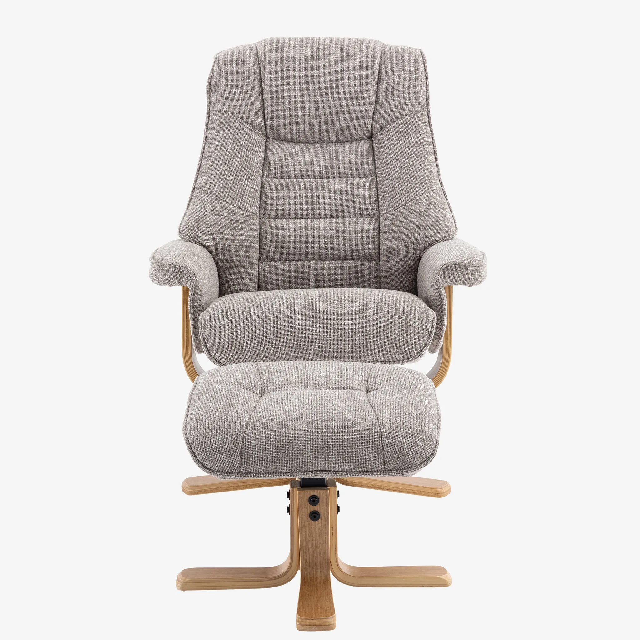 Leyton Swivel Recliner Chacha Oat