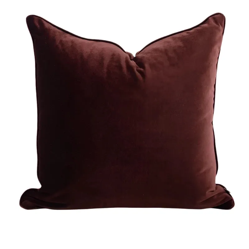 Luxe Italian Velvet Throw Pillow Covers