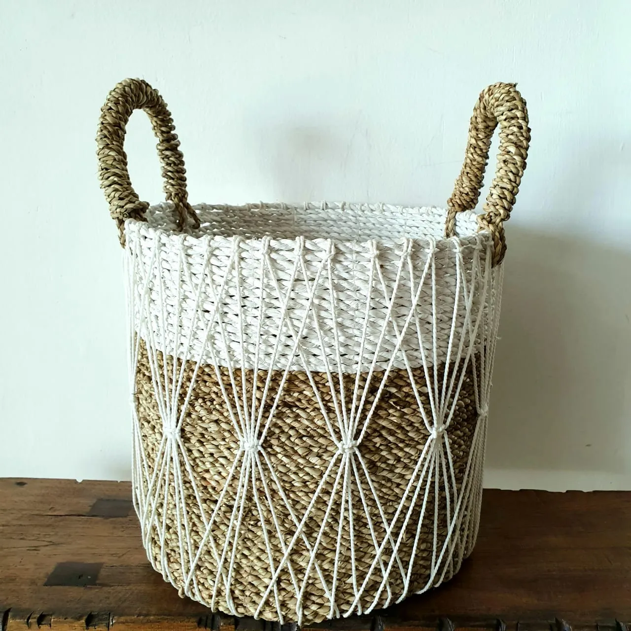 Mac Set 3 Raffia & Straw Grass Basket Set