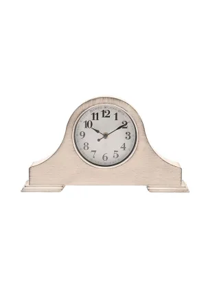 Mantel Clock 36Cm - White