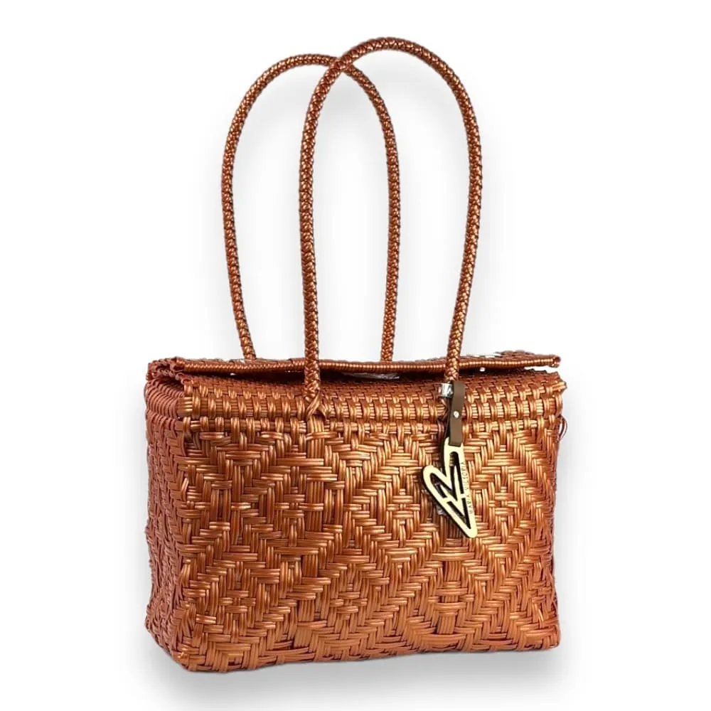 Maria Victoria | Glow MBR Basket | Upcycled, Handwoven