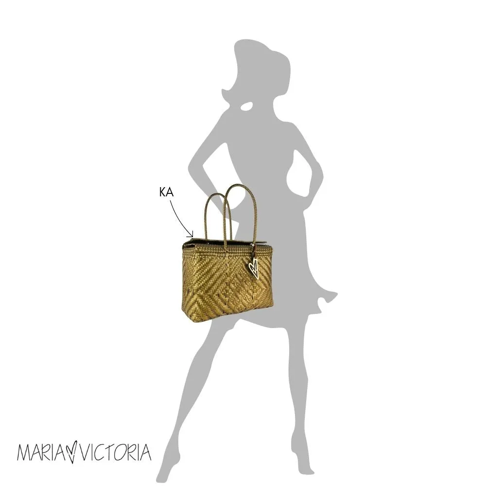 Maria Victoria | Glow MBR Basket | Upcycled, Handwoven