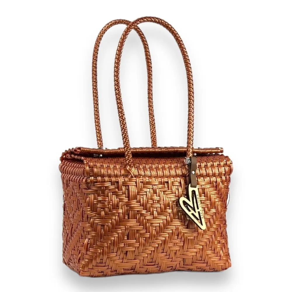 Maria Victoria | Glow MBR Basket | Upcycled, Handwoven