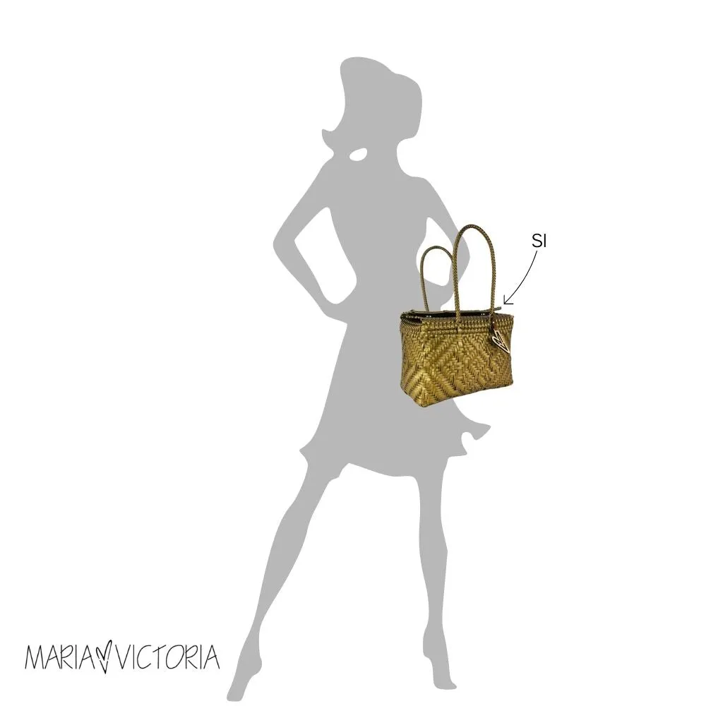 Maria Victoria | Glow MBR Basket | Upcycled, Handwoven
